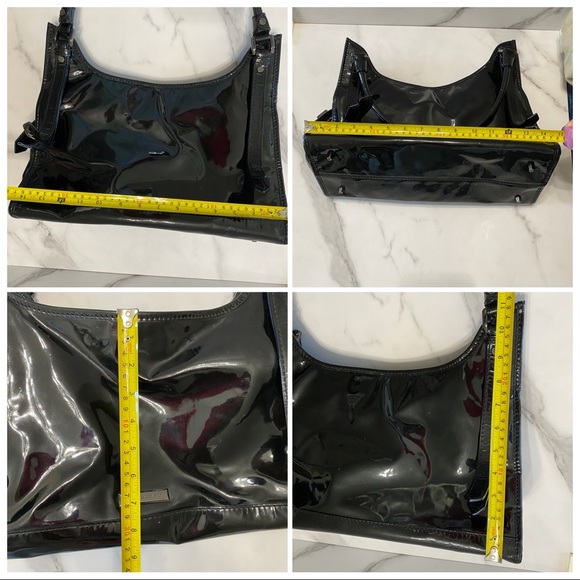 Authentic Burbery black patent shoulder bag - Picture 16 of 17